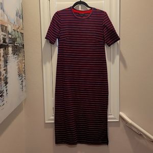 Banana Republic Stripped Long Dress Size S